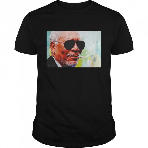 The Narrator Morgan freeman smoking weed shirt