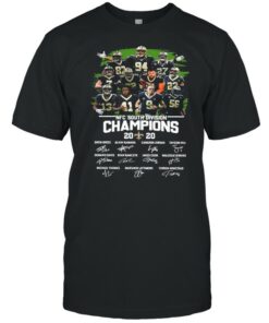 The New Orleans Saints Team Football Players With Nfc South Division Champions 2020 Signatures shirt 1