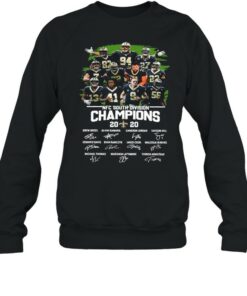 The New Orleans Saints Team Football Players With Nfc South Division Champions 2020 Signatures shirt 4