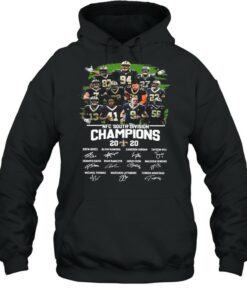The New Orleans Saints Team Football Players With Nfc South Division Champions 2020 Signatures shirt 5