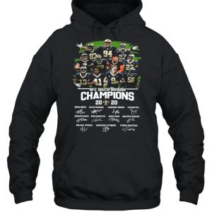 The New Orleans Saints Team Football Players With Nfc South Division Champions 2020 Signatures shirt 5