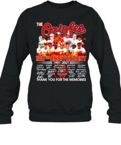 The Orioles 120th anniversary 1901 2021 signatures shirt 4