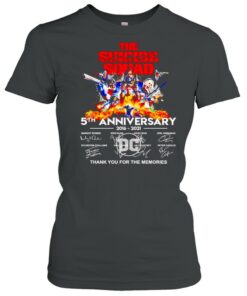 The Suicide Squad 5th Anniversary 2016 2021 thank you for the memories shirt 2