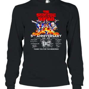 The Suicide Squad 5th Anniversary 2016 2021 thank you for the memories shirt 3