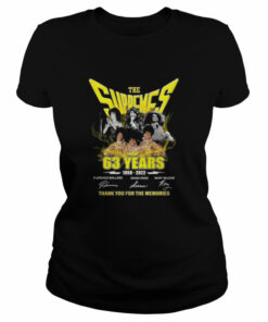 The Supremes 63 years 1959 2022 thank you for the memories signatures shirt 2
