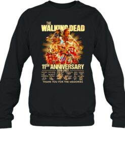 The Walking Dead 11th anniversary 2010-2021 signatures shirt 3 The Walking Dead 11th anniversary 2010 2021 signatures shirt 4