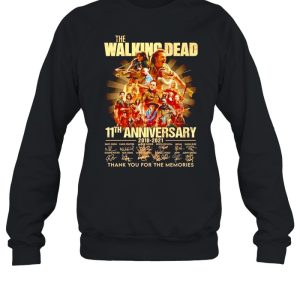 The Walking Dead 11th anniversary 2010 2021 signatures shirt 4