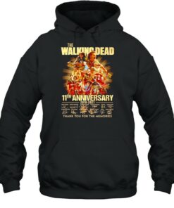 The Walking Dead 11th anniversary 2010-2021 signatures shirt 4 The Walking Dead 11th anniversary 2010 2021 signatures shirt 5