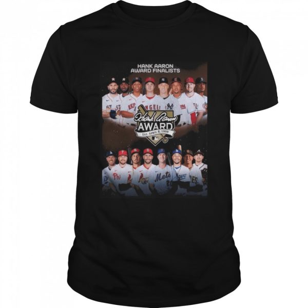 The hank aaron award finalists 2022 shirt