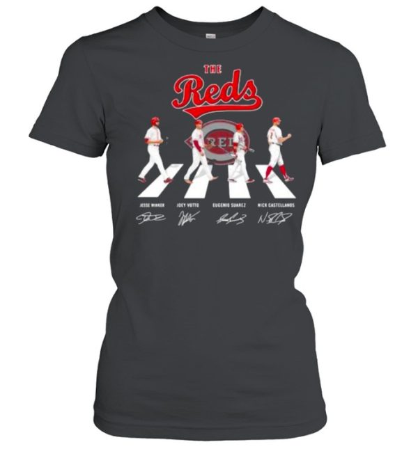 The reds abbey road signatures shirt