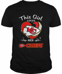 This Girl loves her Kansas City Chiefs football shirt 1
