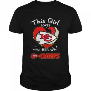 This Girl loves her Kansas City Chiefs football shirt