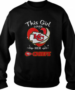 This Girl loves her Kansas City Chiefs football shirt 4