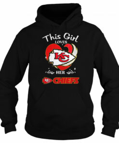 This Girl loves her Kansas City Chiefs football shirt 5