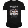 This Girl loves her New York Yankees team shirt