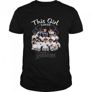 This Girl loves her New York Yankees team shirt