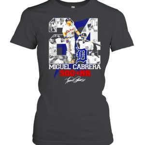 Tiger Detroit Miguel Cabrera 500 HR signature shirt