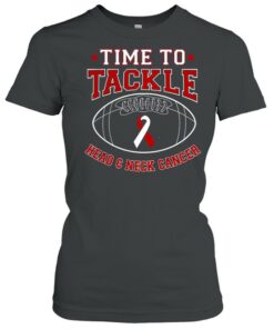 Time to tackle head and neck cancer awareness shirt 2