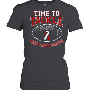 Time to tackle head and neck cancer awareness shirt