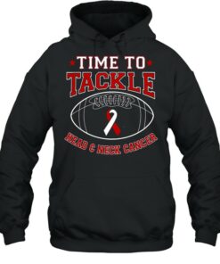 Time to tackle head and neck cancer awareness shirt 5