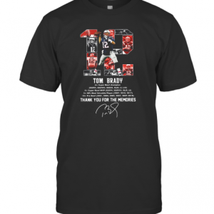 Tom Brady 12 Thank You For The Memories T-Shirt