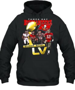 Tom Brady Devin White Lavonte David and Chris Godwin Tampa Bay Buccaneers With Super Bowl Lv 2021 Signatures shirt 4