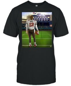 Tom Bradys 12 Gillette Stadium 2002 2003 2004 2014 2016 2018 shirt 1