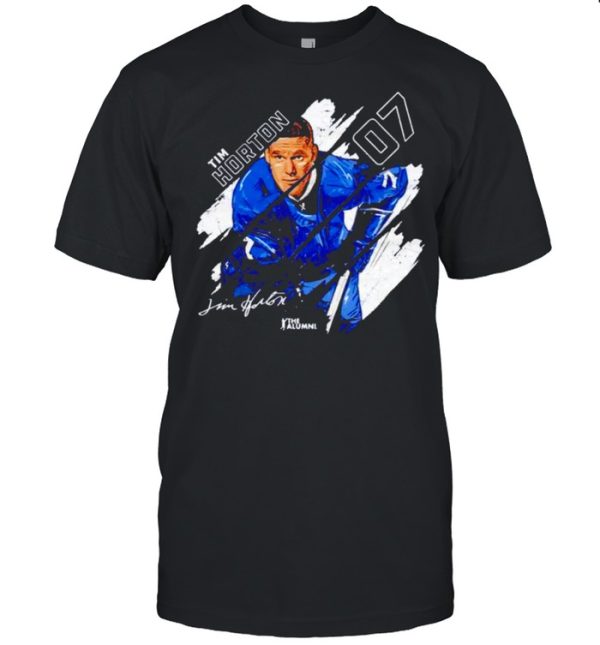 Toronto Tim Horton stripes signature shirt