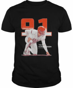 Trey Hendrickson Cincinnati Outline Football Shirt 1