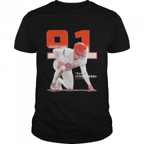 Trey Hendrickson Cincinnati Outline Football Shirt