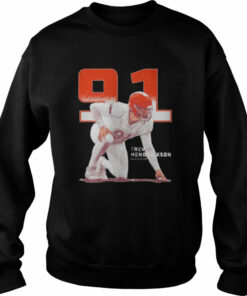 Trey Hendrickson Cincinnati Outline Football Shirt 3 Trey Hendrickson Cincinnati Outline Football Shirt 4