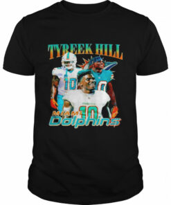 Tyreek Hill 10 Miami Dolphins T shirt 1