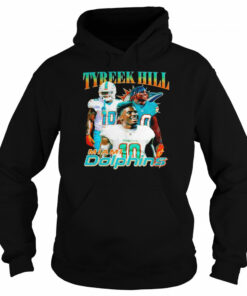 Tyreek Hill #10 Miami Dolphins T-shirt 4 Tyreek Hill 10 Miami Dolphins T shirt 5