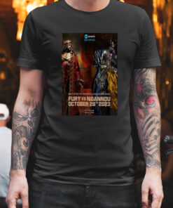 Tyson Fury vs Francis Ngannou in Riyadh Saudi Arabia Oct 28 2023 Shirt 1