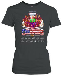 USA 2021 Concacaf gold cup champions player signatures shirt 1 USA 2021 Concacaf gold cup champions player signatures shirt 2