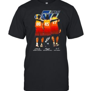 Utah Jazz Jordan Clarkson Donovan Mitchell And Rudy Gobert Signature Shirt