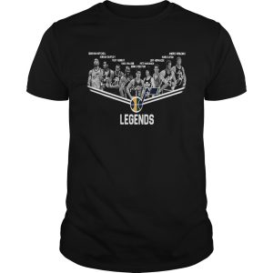 Utah Jazz Legends Players Team Signatures shirt