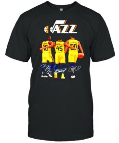Utah Jazz Mike Conley Jr Donovan Mitchell and Jordan Clarkson signature shirt 1