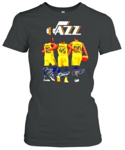 Utah Jazz Mike Conley Jr Donovan Mitchell and Jordan Clarkson signature shirt 2