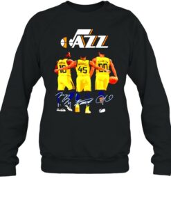 Utah Jazz Mike Conley Jr Donovan Mitchell and Jordan Clarkson signature shirt 3