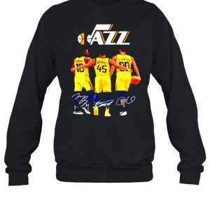 Utah Jazz Mike Conley Jr Donovan Mitchell and Jordan Clarkson signature shirt 3