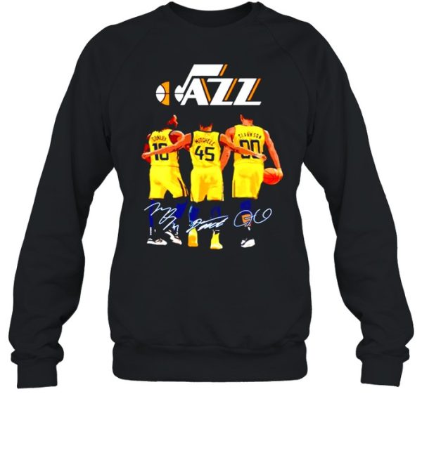 Utah Jazz Mike Conley Jr Donovan Mitchell and Jordan Clarkson signature shirt