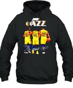 Utah Jazz Mike Conley Jr Donovan Mitchell and Jordan Clarkson signature shirt 4