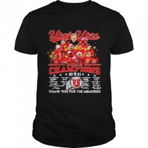 Utah Utes Pac-12 champions thank you for the memories signatures shirt