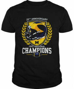 Valiant University of Michigan Football 1997 National Championship 25th Anniversary Shirt 1