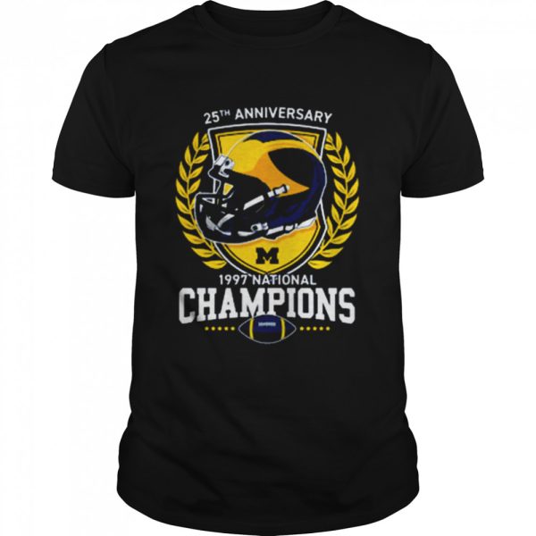 Valiant University of Michigan Football 1997 National Championship 25th Anniversary Shirt