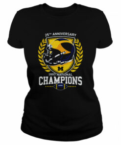 Valiant University of Michigan Football 1997 National Championship 25th Anniversary Shirt 2