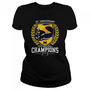 Valiant University of Michigan Football 1997 National Championship 25th Anniversary Shirt