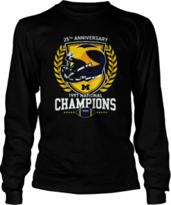 Valiant University of Michigan Football 1997 National Championship 25th Anniversary Shirt 3