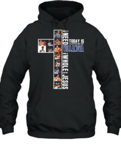 Villanova Team Sports All I Need Today Is A Little Bit Of Villanova And A Whole Lot Of Jesus shirt 5